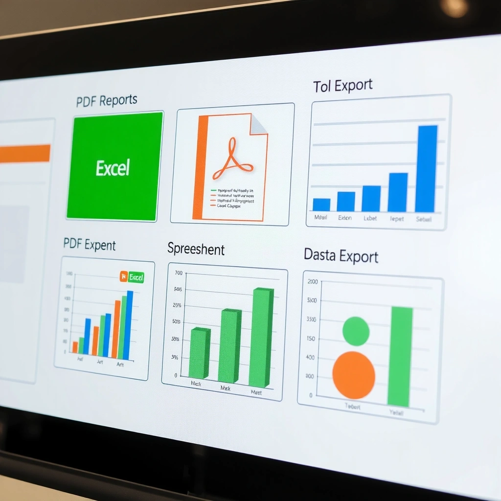Export and reporting features
